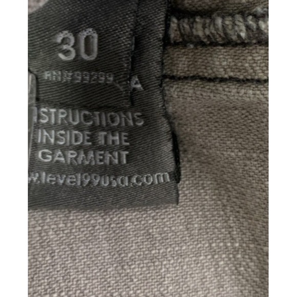 Anthropologie Level 99 Jeans Womens 30 Flare Leg  Mid Rise Front Pocket Jeans - Picture 9 of 12